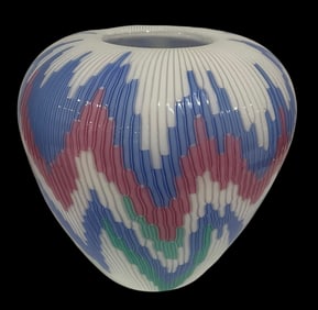 Barbara Del Vicario Venini Cane Case Signed and dated 1990