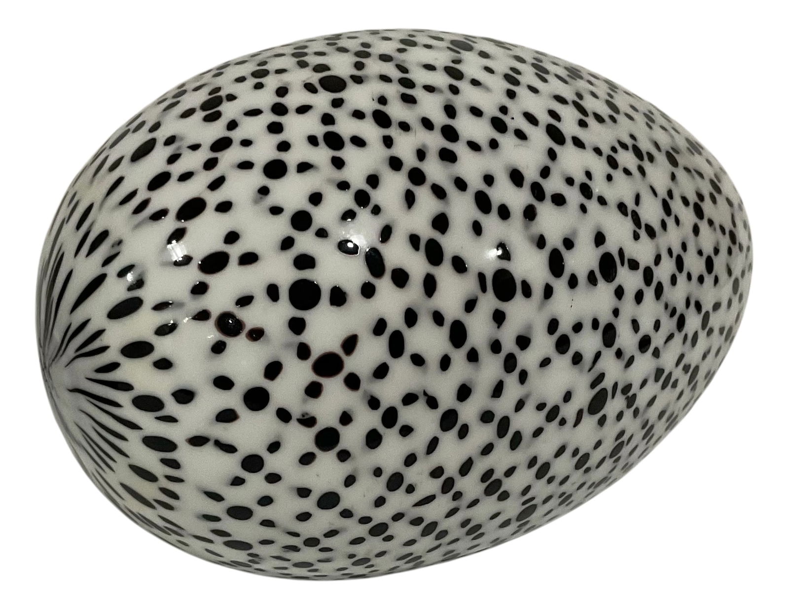 Venini Italia Murano Art Glass Murrine Egg Sculpture signed Venini Italia circa 1960's: Venini Italia Murano Art Glass Murrine Egg Sculpture signed Venini Italia circa 1960's