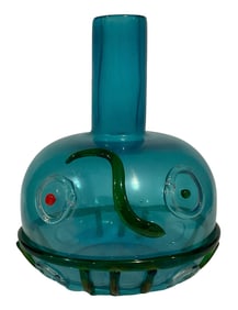Antonio Clave Fucina Degli Angeli Murano Art Glass Irridized Vase E Costantini