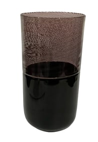 Venini Tapio Wirkkala Signed Mezza Filligrana vase Incalmo TW Venini Italia