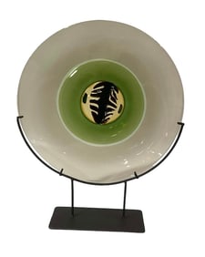 Venini Tapio Wirkkala Signed Murrine sculpture charger TW Venini Italia