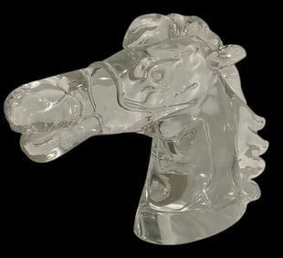 Large Gino Cenedese Murano art Glass figure of a horse signed by the artist