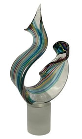 LARGE Livio Seguso Murano Art Glass Sculpture Signed by the artist