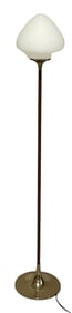 Laurel Art Glass Floor Lamp mid century modern
