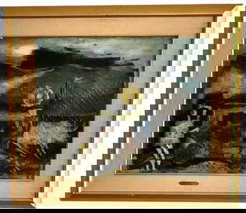 James Coignard Atomic Ultimate original oil painting: James Coignard Atomic Ultimate original oil painting