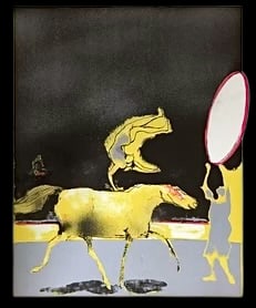 Paul Guiramand Le Cirque signed and numbered 90 of 130 mid century Circus scene