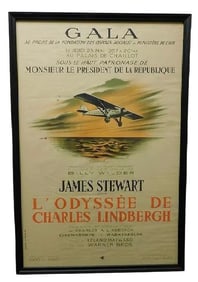 James Steward original Lindbergh Poster