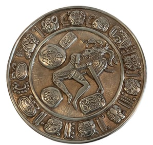 TANE Signed sterling silver decorative plaque