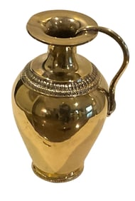 TANE Gold GILT Taxco signed Pitcher form with handle