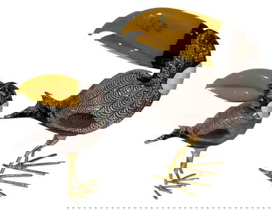 PAIR Zanetti Murano Art Glass Toucan Sculptures Each signed by the artist both with original labels