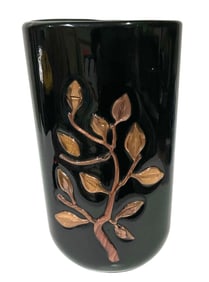 Vittorio Ferro (1932-2012) Signed AMAZING murano Aventurine decorated vine vase