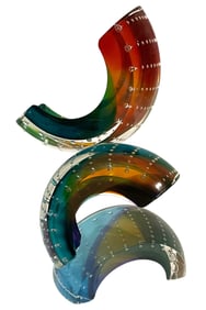 Leon Applebaum Studio Art Glass Sculpture