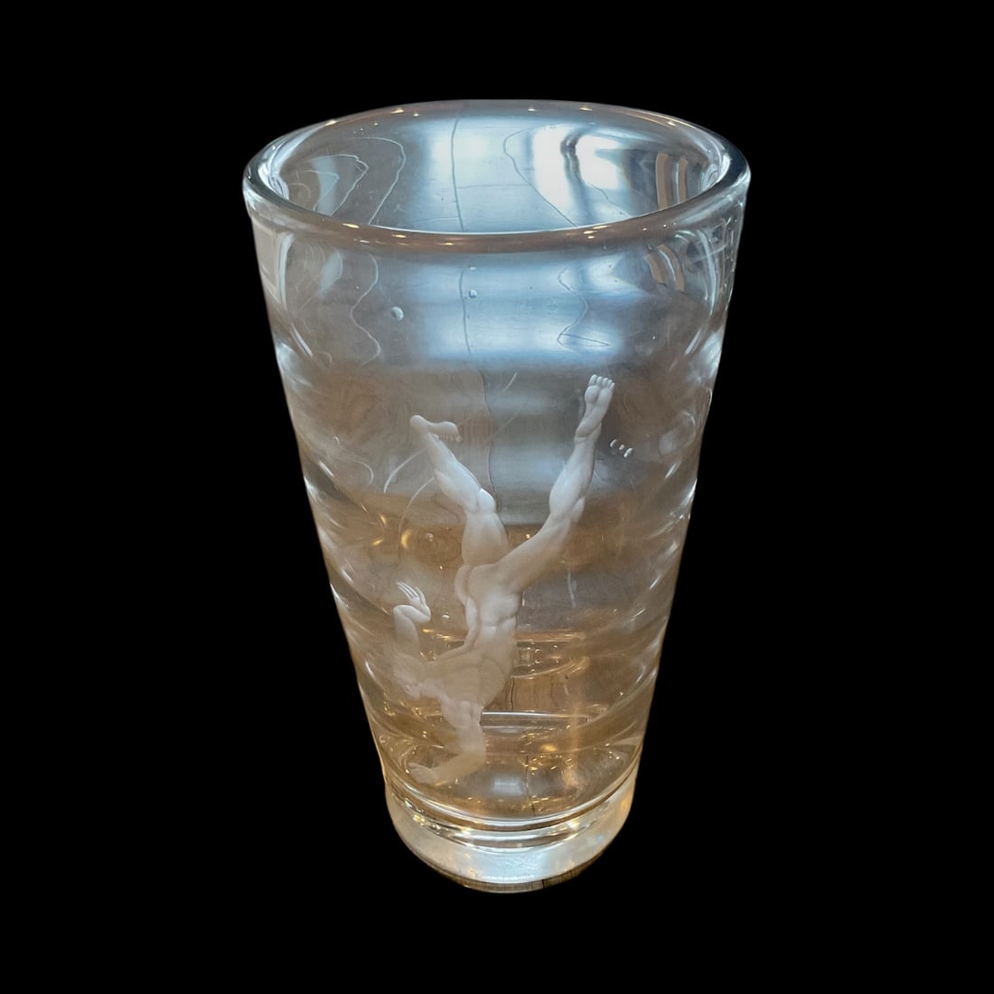 Orrefors Vicke Lindstrand Diver Vase circa 1930's (1 of 3)