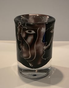 Ingeborg Lundini Orrefors Ariel Vase red model 288-E4