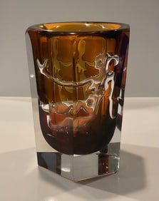 Olle Alberius ARIEL Vase 1988 Gallery vase number 22 of 75