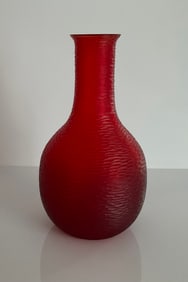 Carlo Scarpa Venini Model 3758 Battuto Vase