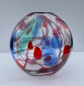 Archimede Seguso Artist signed large vase