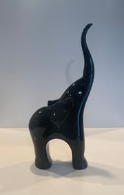 LARGE Signed Seguso Murano elephant sculpture