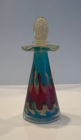 RARE Fratelli Toso Murano decanter bottle circa 1950's