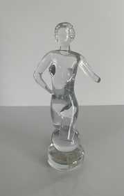 Alfredo Barbini Pauly Artist signed nude figure with original label