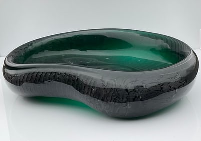 MONUMENTAL Alfredo Barbini VAMSA Bowl Sculpture circa 1930's