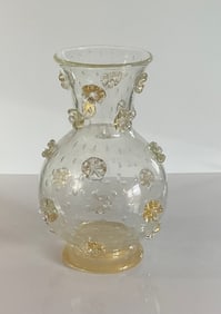 Ercole Barovier Barovier and Toso A Stelle vase circa 1940's