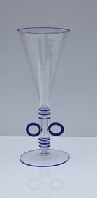 Umberto Bellotto Pauly circa 1920's art glass vase