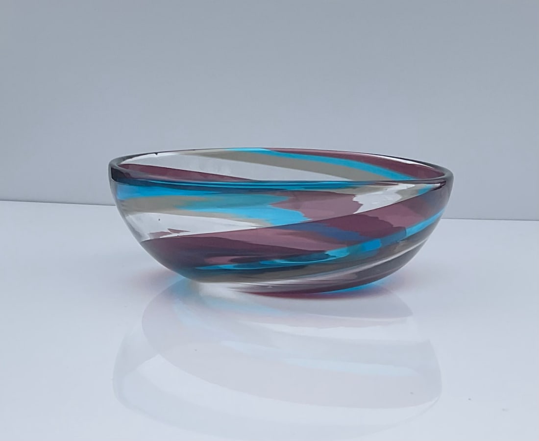 Fulvio Bianconi Venini art glass bowl (1 of 3)