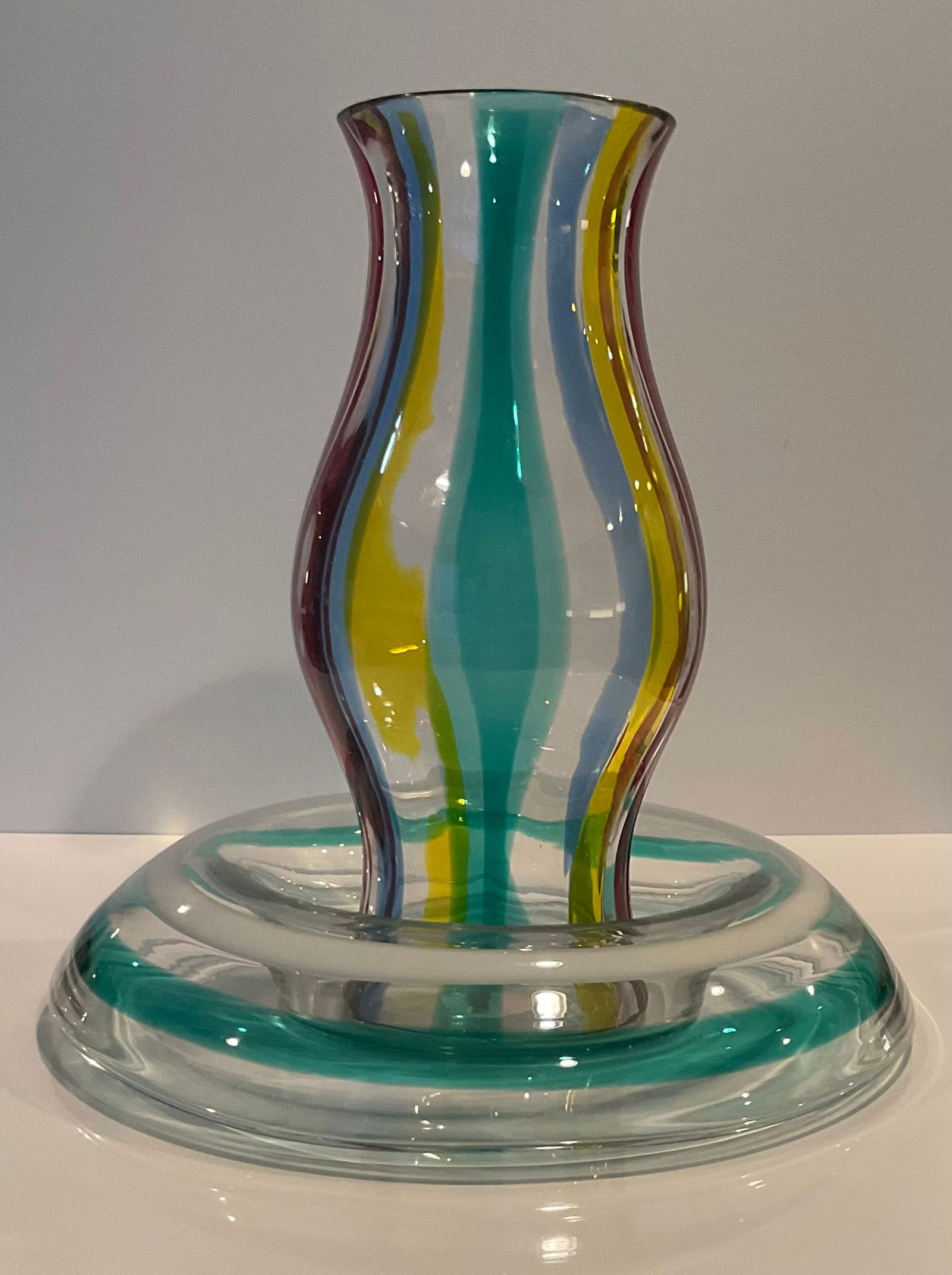 Fulvio Bianconi model 2759 bowl with shade model 2756 (1 of 7)