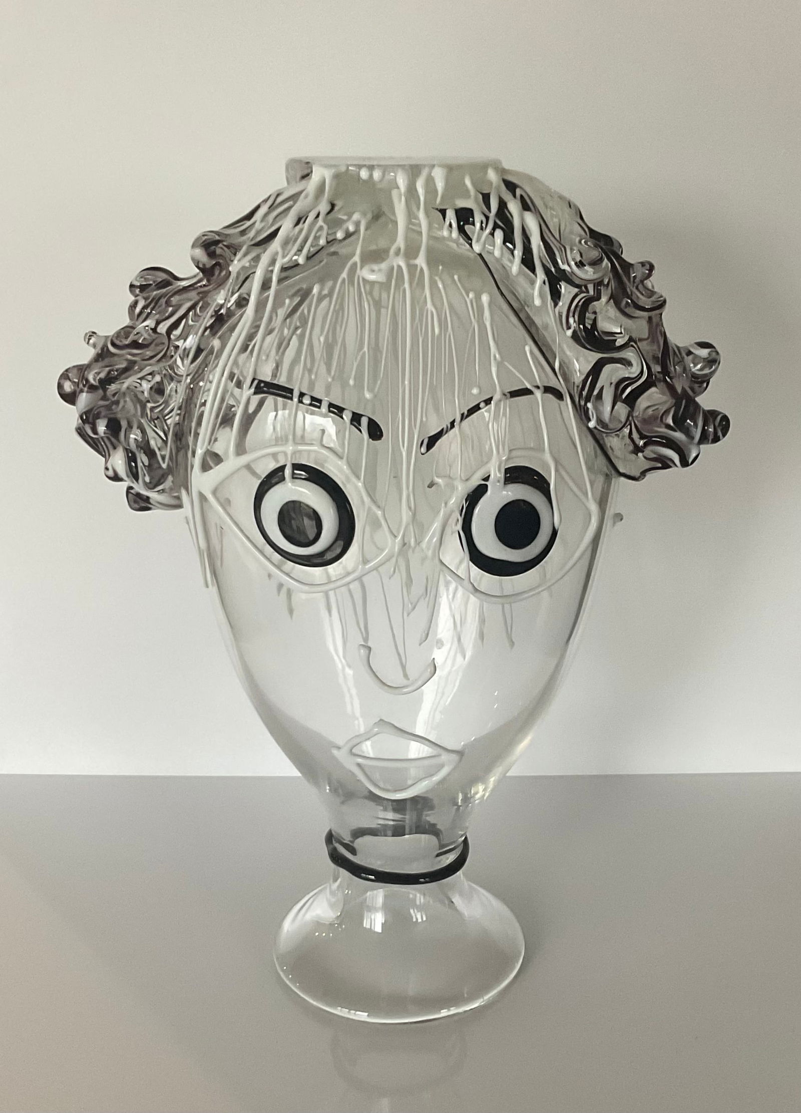 Fulvio Bianconi design for Zanetti large female head sculpture circa 1970's (1 of 4)