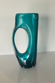 Fulvio Bianconi Model 4514 Forato vase Venini circa 1950's