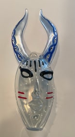 Rare Ermanno Nason signed and dated mask sculpture