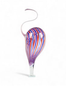 Monumental Stephen Rolfe Powell Studio Glass Sculpture Vase