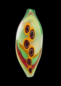 LARGE Marco Mattia Salvadore Murrine Murano Studio Art Glass Vase