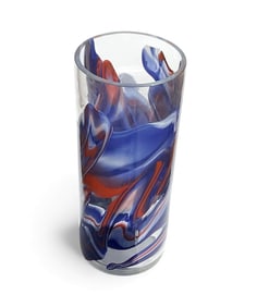 Lino Tagliapietra Large Studio Murano Art Glass Vase