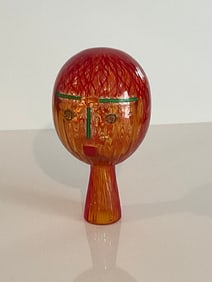 Zennaro Murano Studio Glass Zanfiricco sculpture with murrine eyes