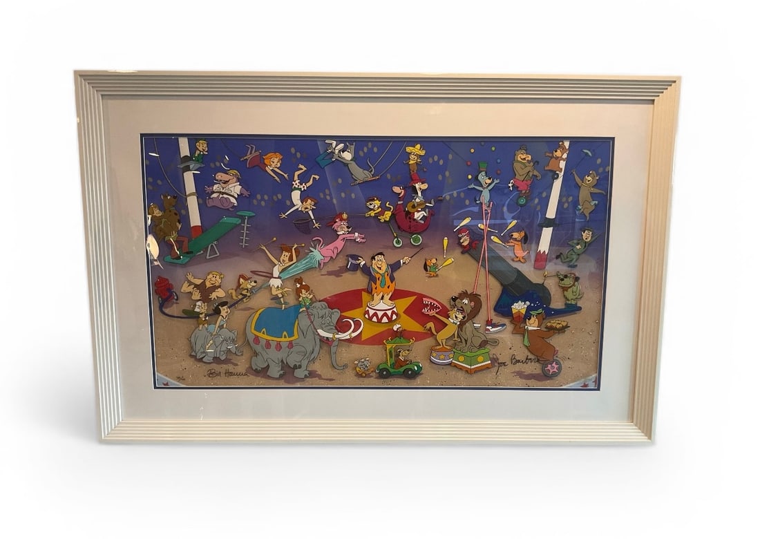 Hanna Barbera Animation art signed by the artist and numbered 359 of 400: Hanna Barbera Animation art signed by the artist and numbered 359 of 400