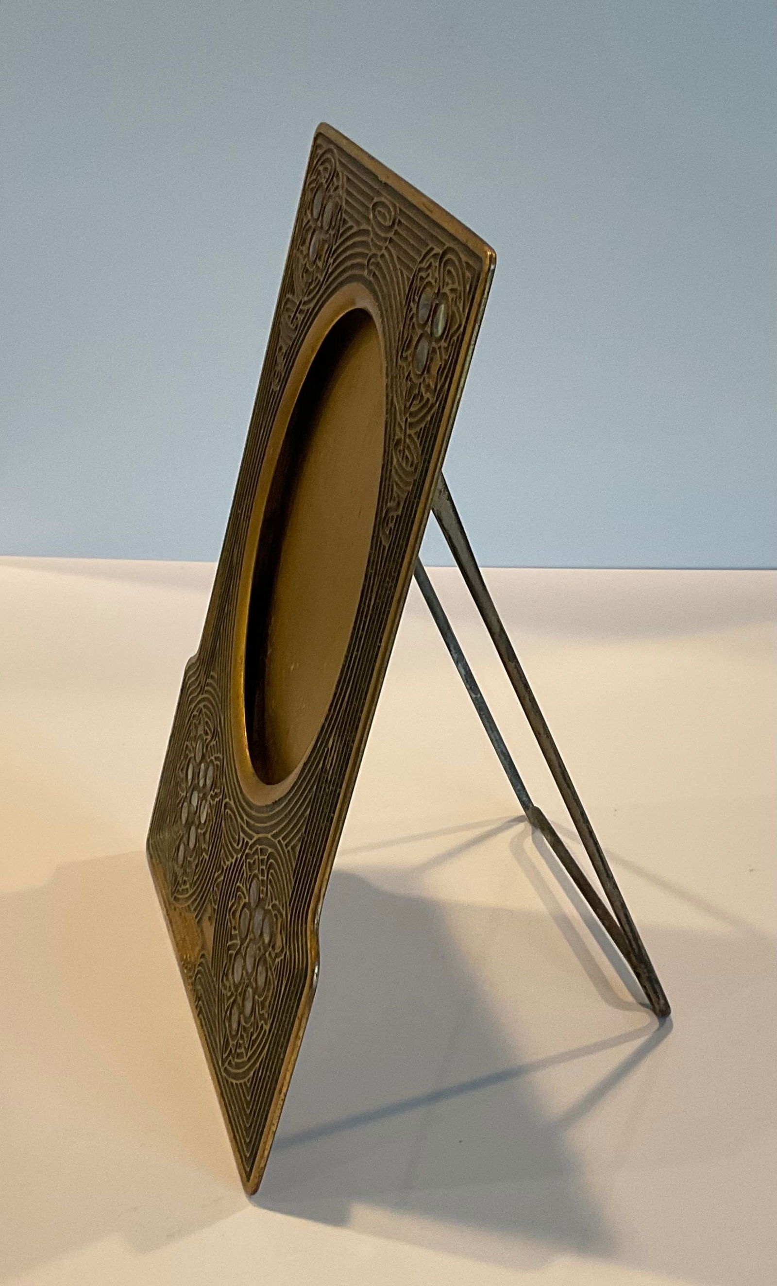 RARE Tiffany Studios Signed Abalone frame - 7