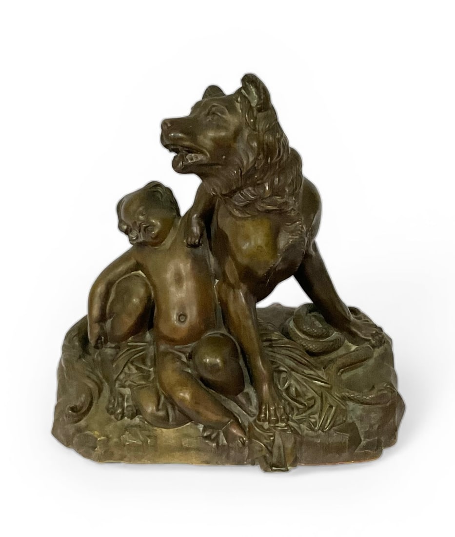 Jean Jacques Pradier (1792-1852) 19th Century Bronze figural group signed as pictured (1 of 1)