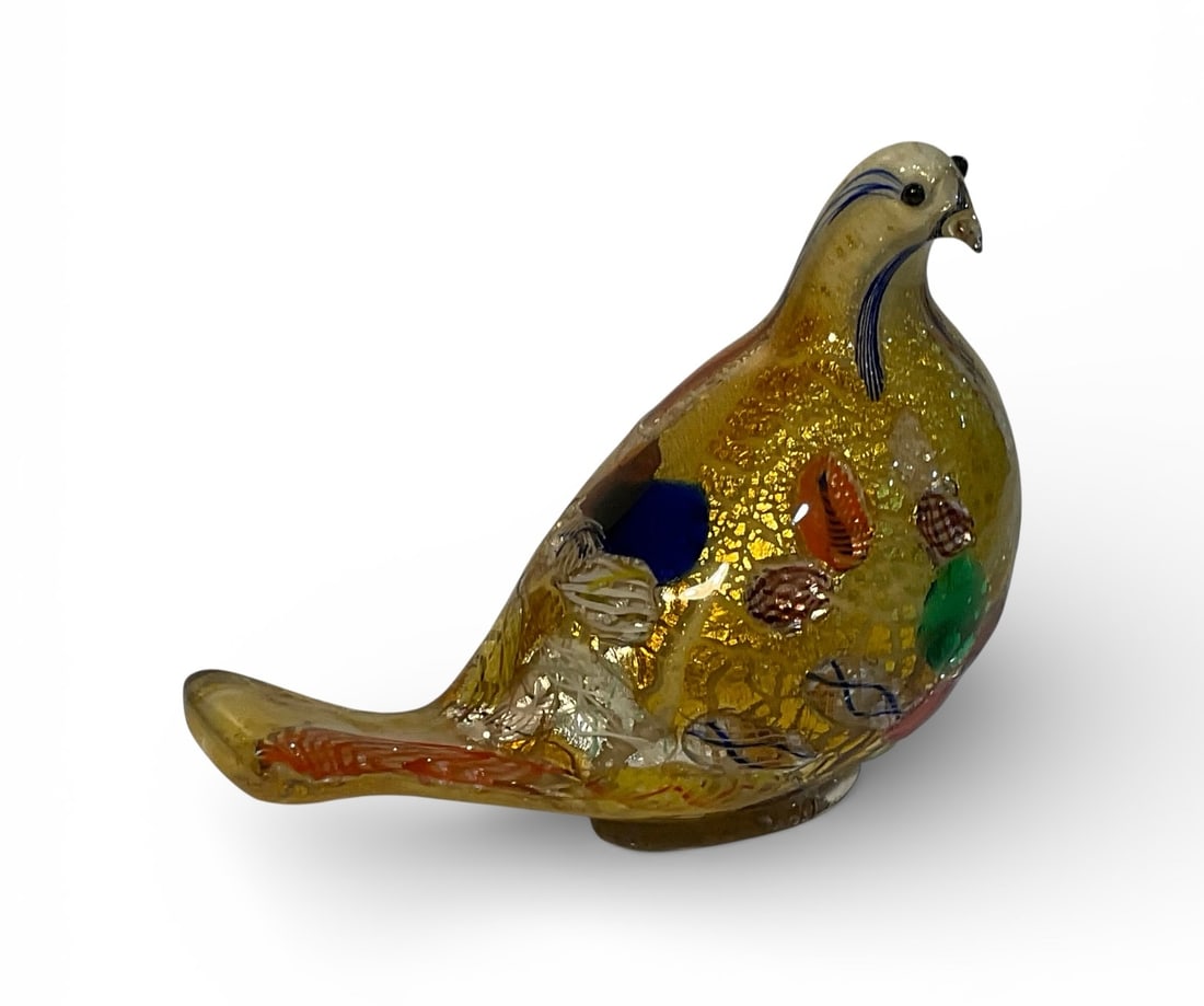 Aldo Nason AVeM Murano art glass figure of a dove circa 1950s: Aldo Nason AVeM Murano art glass figure of a dove circa 1950s