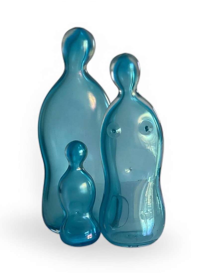 Angelo Barovier for Barovier and Toso murano glass family sculpture circa 1960 (1 of 4)