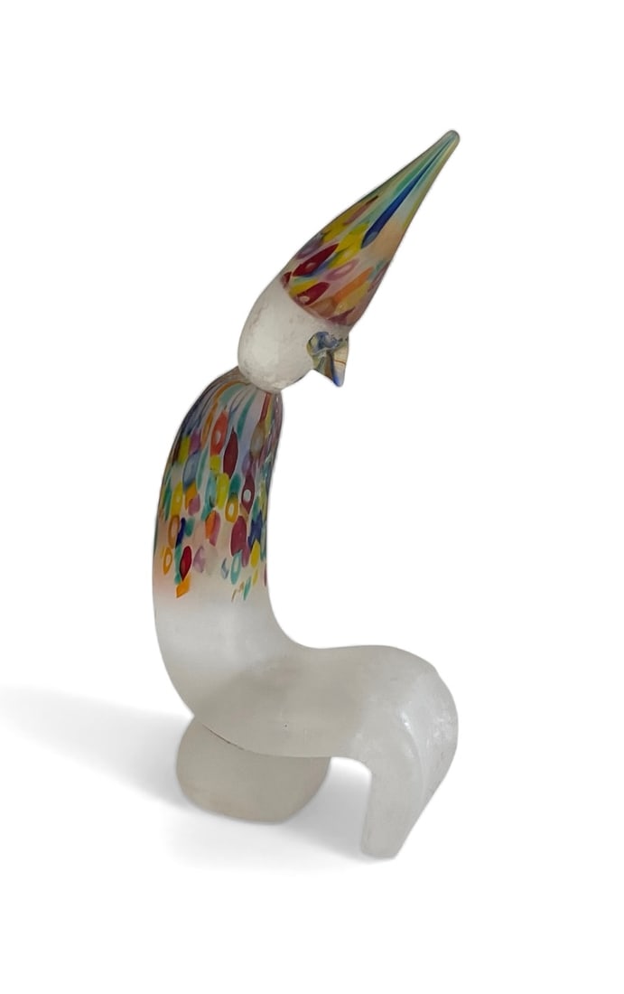 Antonio Da Ros Cenedese Murano glass murrine figure of a jester (1 of 1)