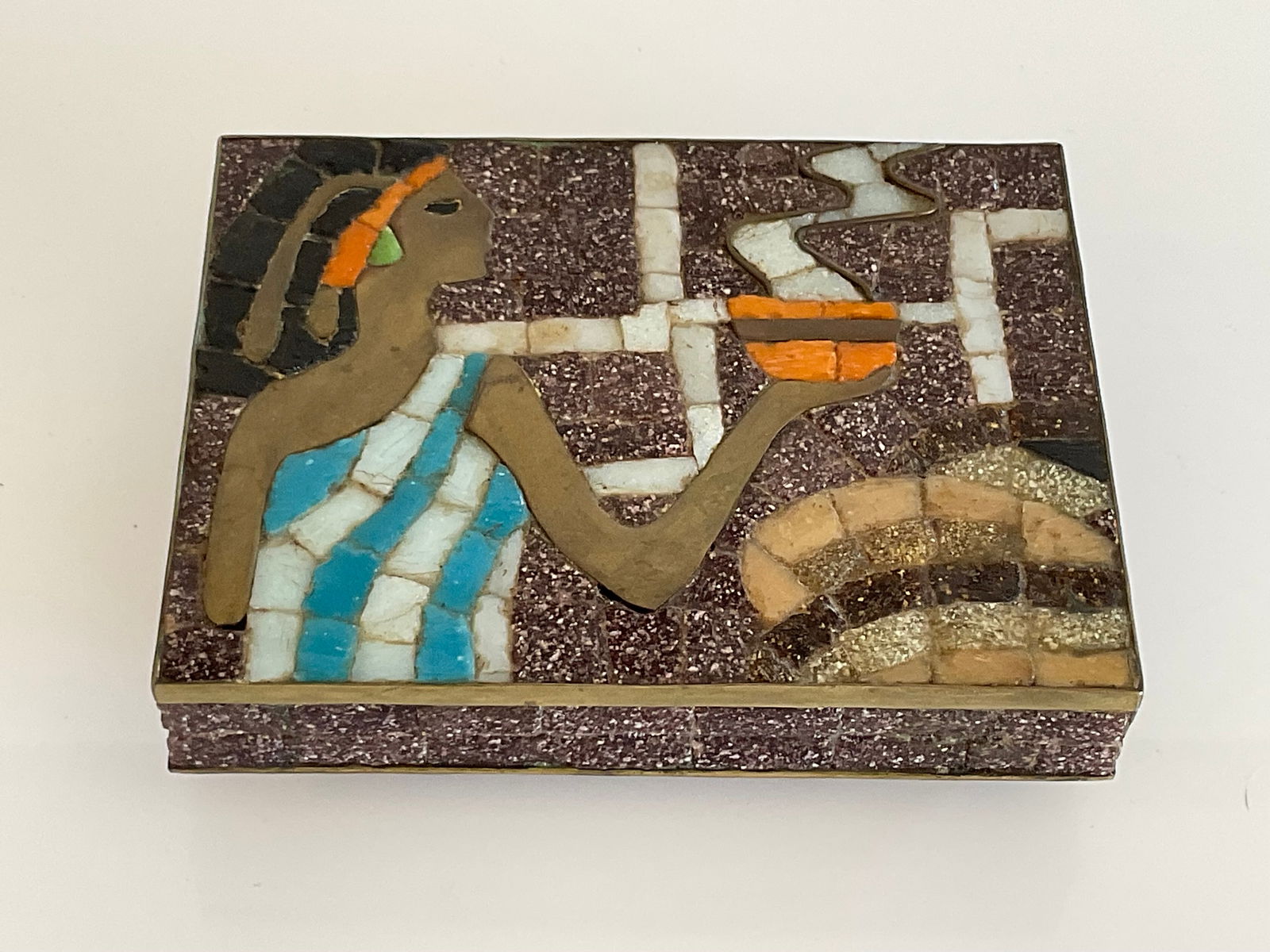 Salvador Teran Signed Taxco Mosaic box (1 of 1)