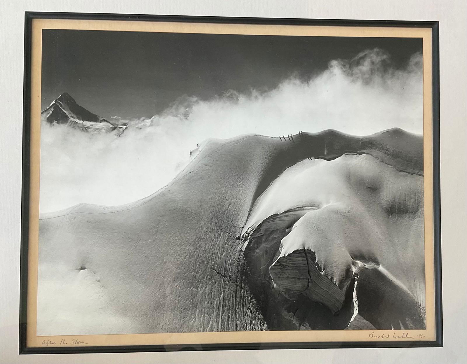 Bradford Washington (1910-2007) after the storm aerial photograph 1960 Swiss Alps: Mountaineer, Explorer, Surveyor, Mapmaker, Author – Brad Washburn is known as all of these, but equally compelling has been his role as a dramatic landscape photographer.Washburn visited many wild r