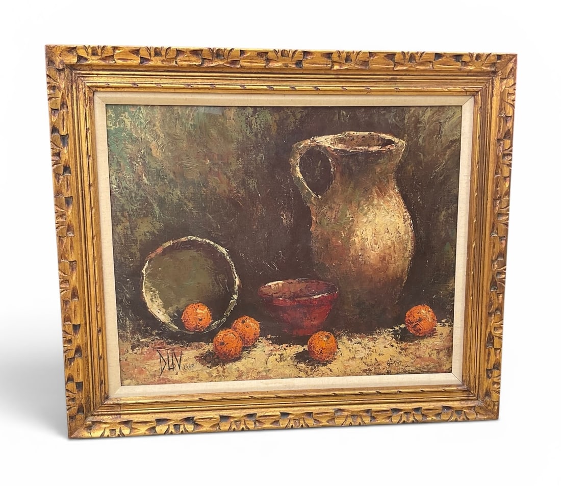 Joseph DUV Still Life oil on canvas: Joseph DUV Still Life oil on canvas