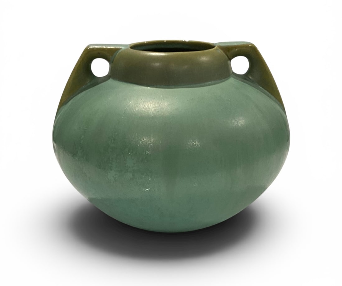Fulper signed art pottery 2 handled vase (1 of 1)