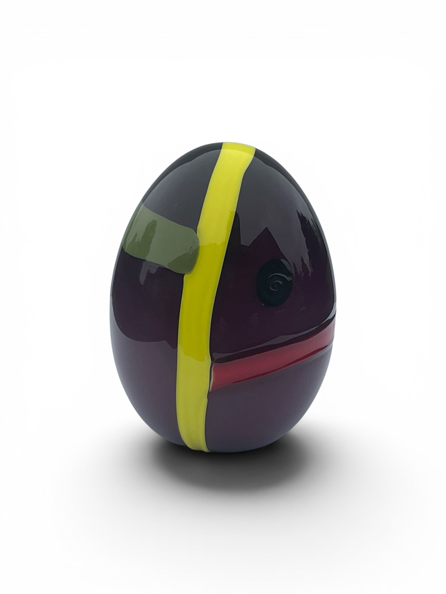 Lino Tagliapietra Effetre signed Sculpture of an egg in purple (1 of 1)