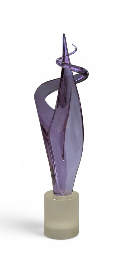 Elio Raffaeli Murano Art Glass Sculpture LARGE: Elio Raffaeli Murano Art Glass Sculpture LARGE