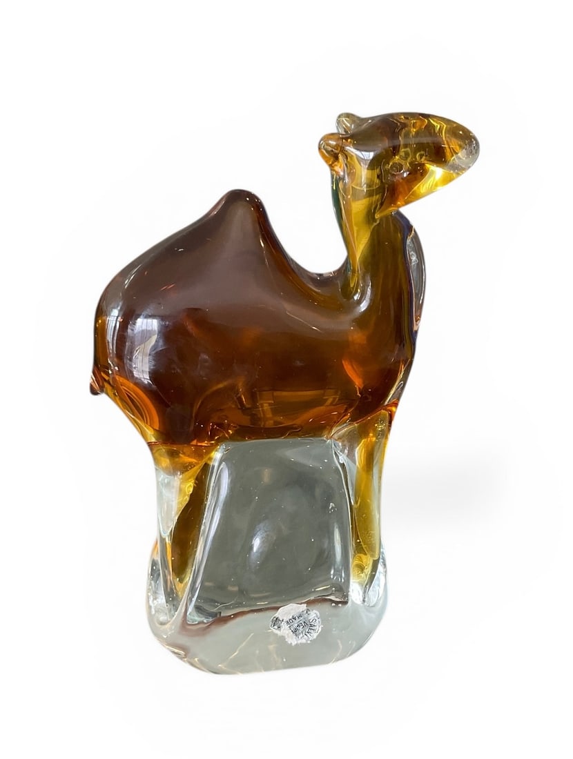 Salviati Murano Art glass figure of a camel Signed (1 of 1)