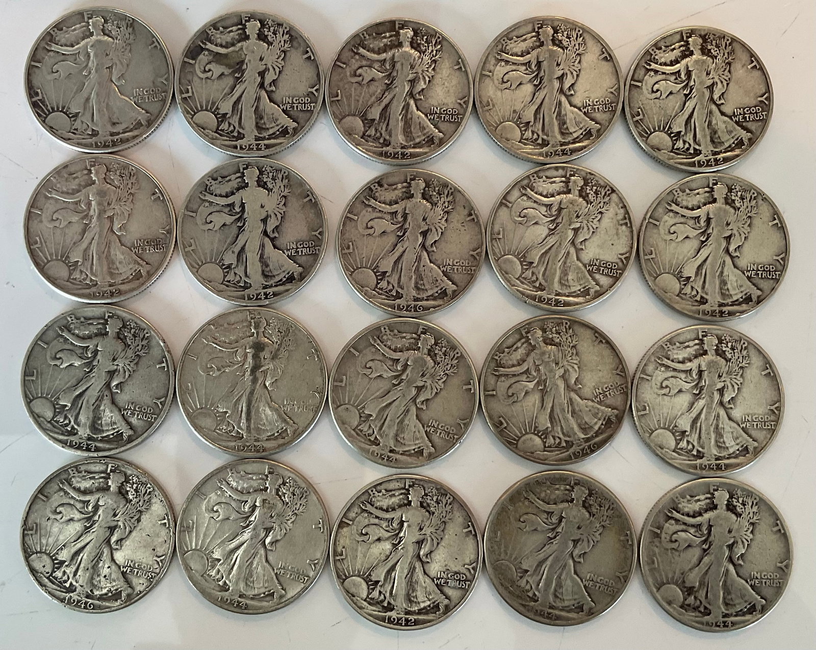 Group of 20 Liberty Half dollars 90 percent silver (1 of 1)